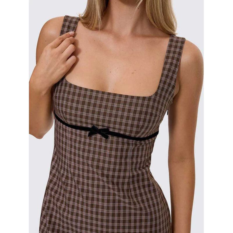 Thrills State Of Mind Check Dress image number 2